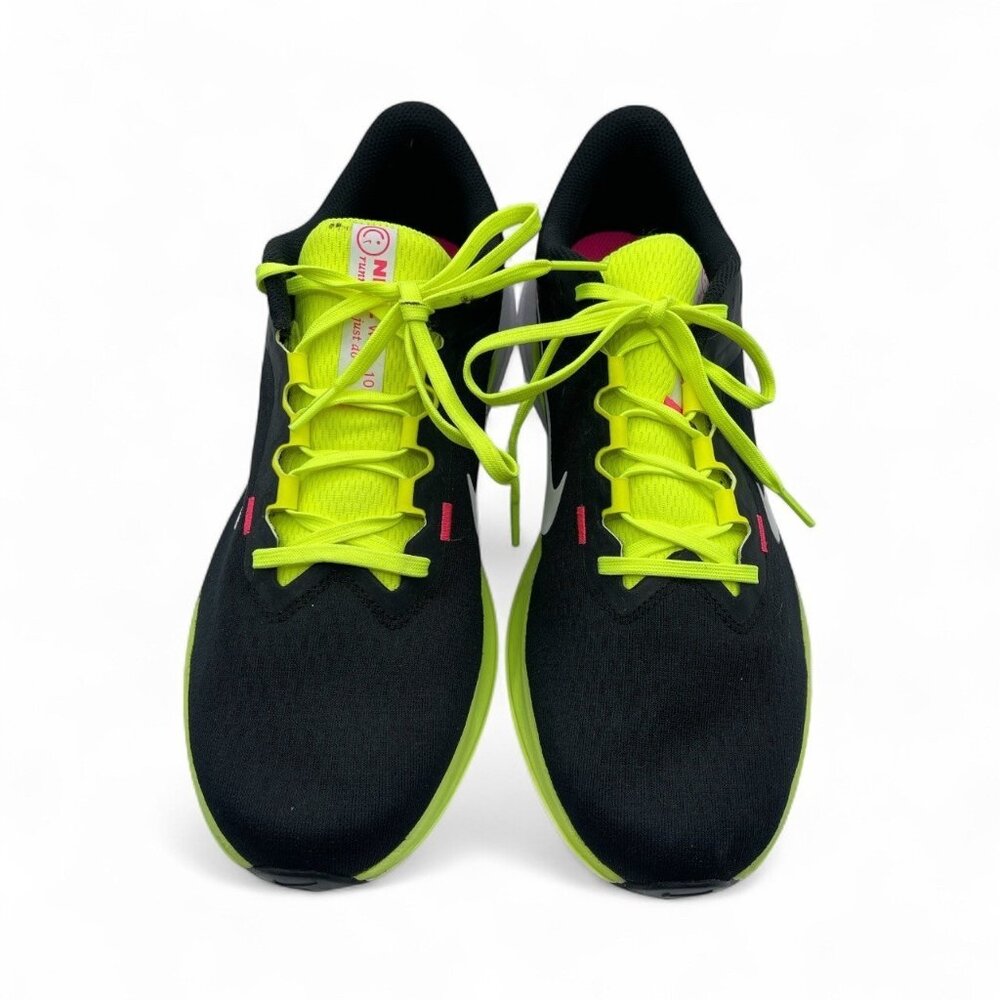 Nike Air Winflo 10 XCC 'Black Volt' Running Shoes FN6825-010 Men's Size 11 - Picture 4 of 7